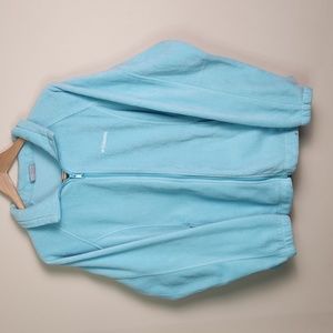 Light Blue Columbia Full Zip Jacket